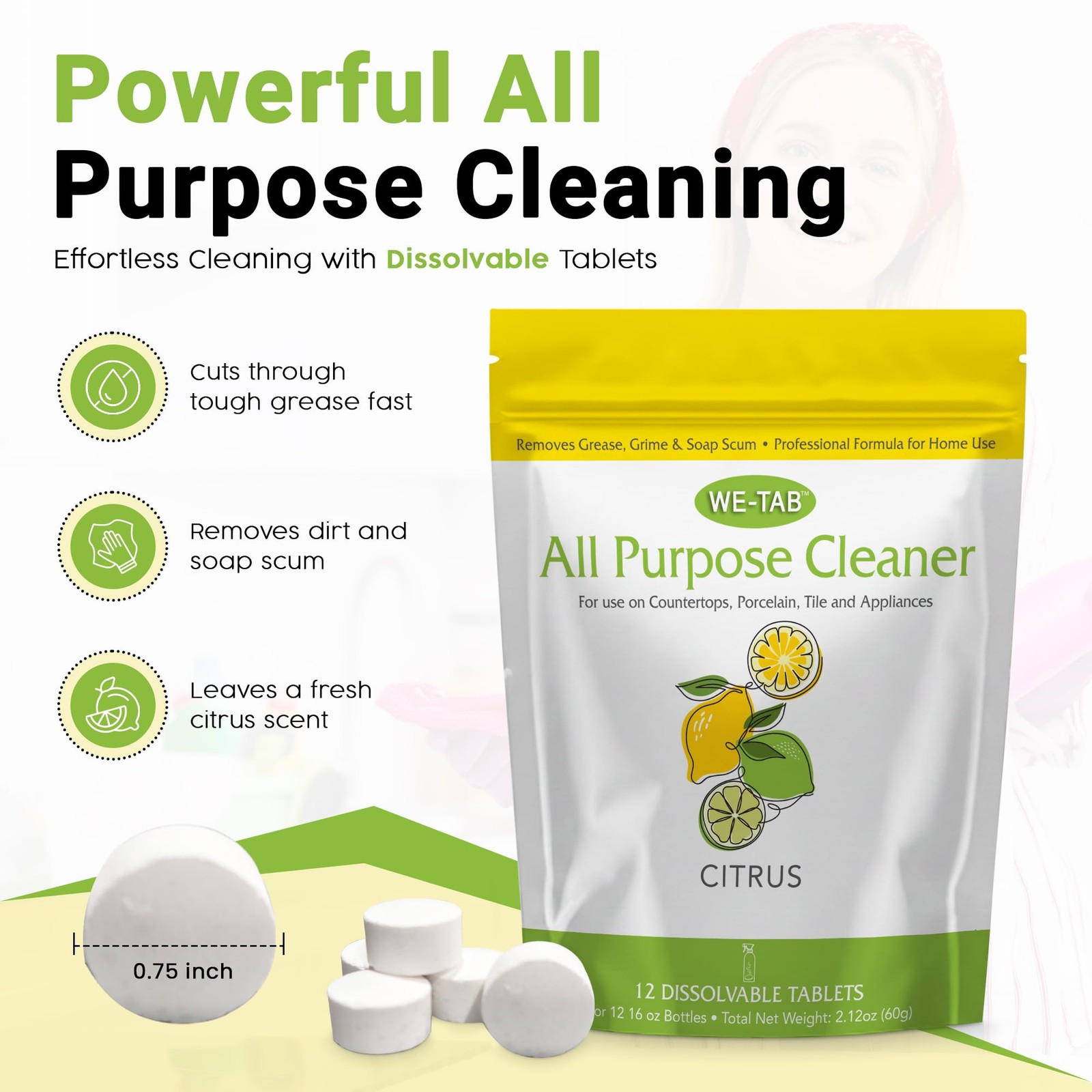 All Purpose Cleaner Concentrate Refill, Multi Surface Clean Refill, Non-toxic…