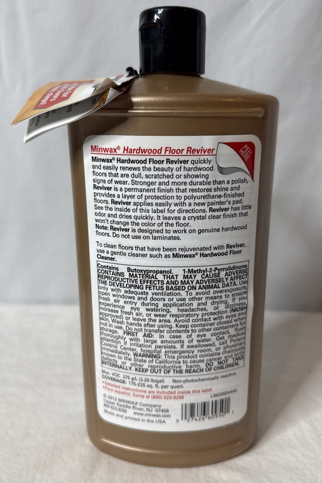 Minwax High Gloss Hardwood Floor Reviver Liquid 1 qt