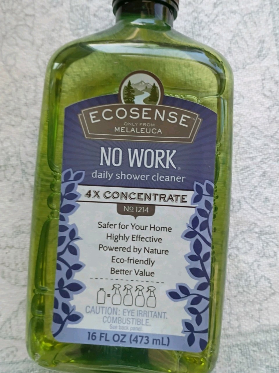 Melaleuca EcoSense NO WORK 4x Concentrate Daily Shower Cleaner 16 oz SEALED