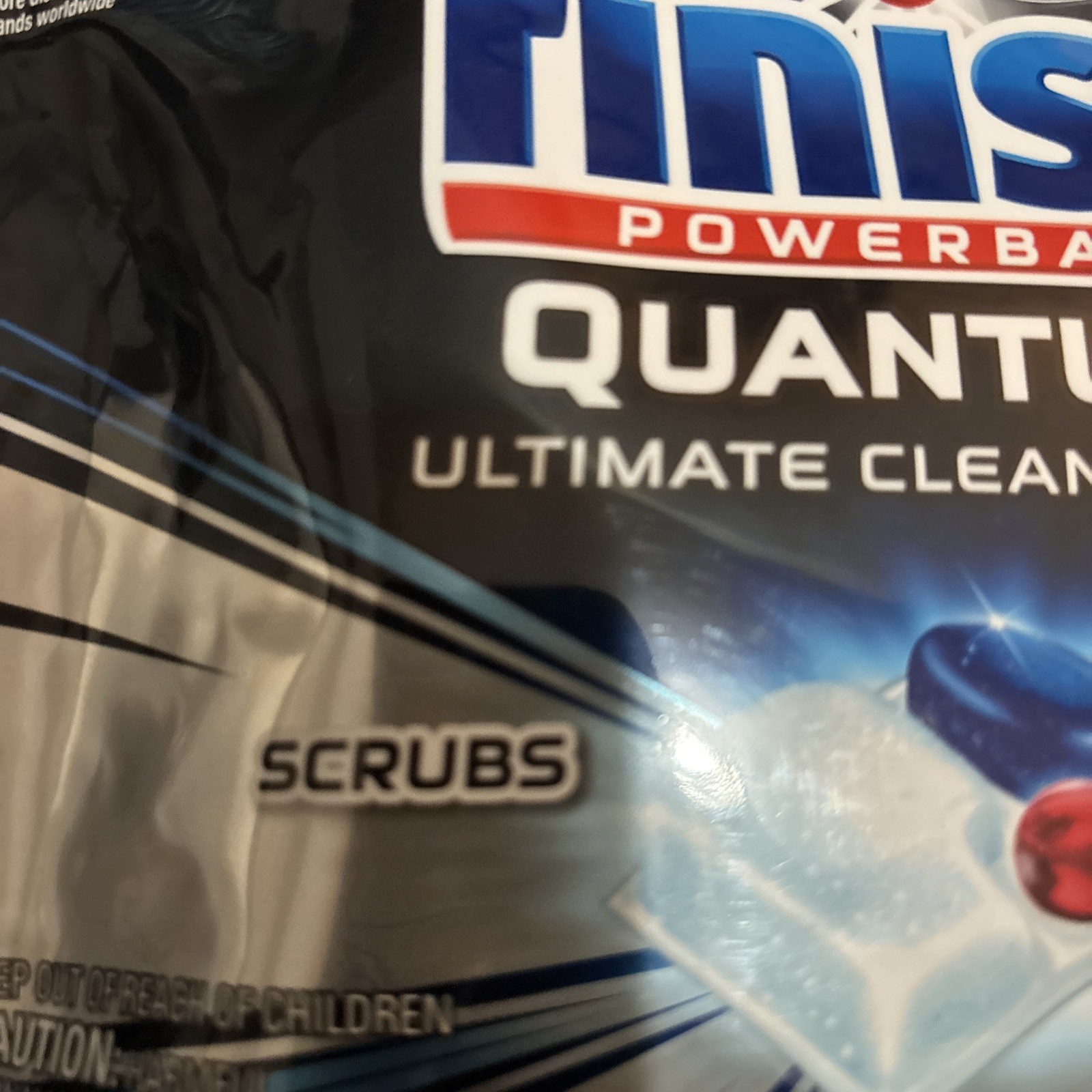 Finish Powerball 5.2 Oz Quantum Clean Shine 12 Ct Tabs Dishwasher Detergent
