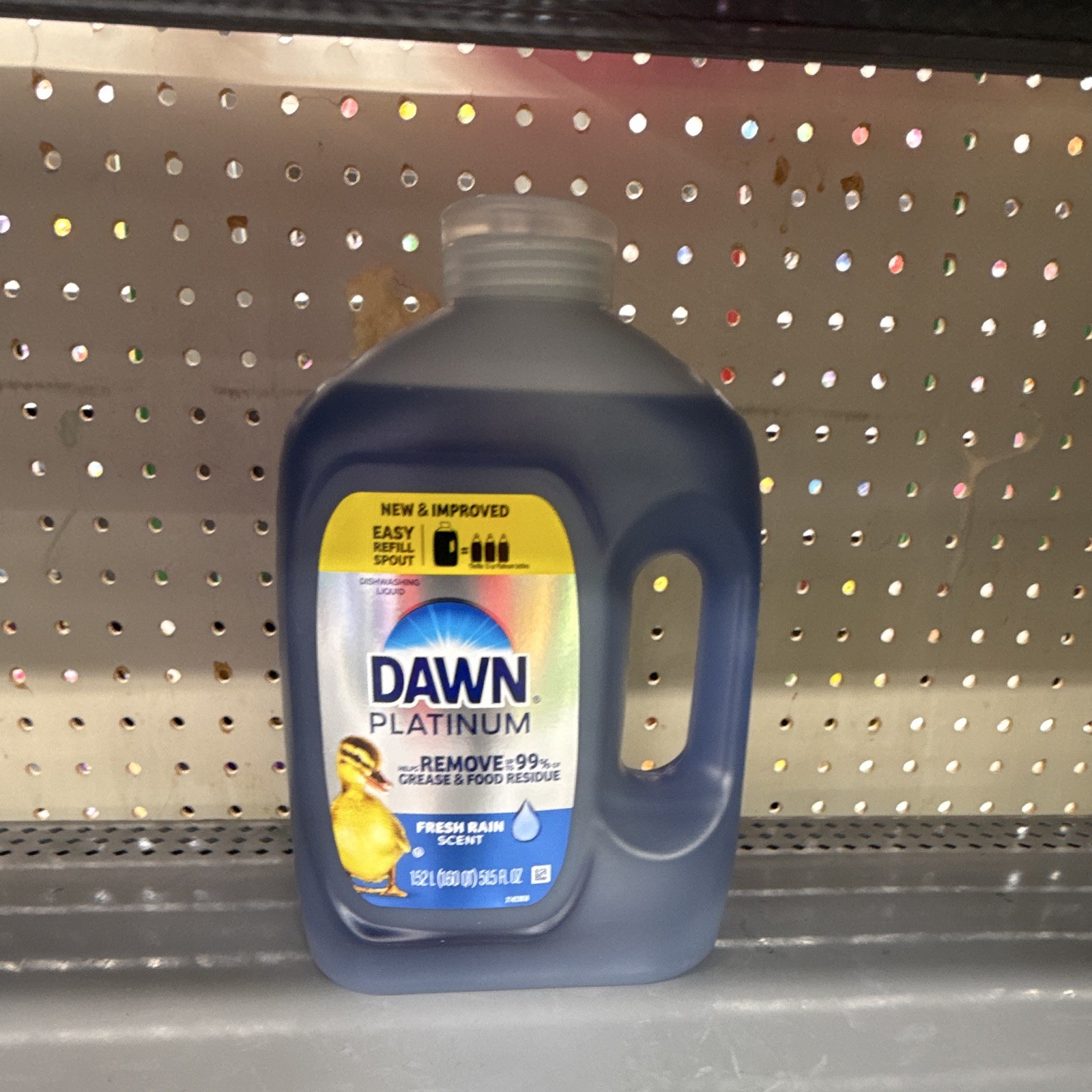 Dawn Platinum Dishwashing Liquid Fresh Rain Scent 152 fl oz Easy Refill Spout