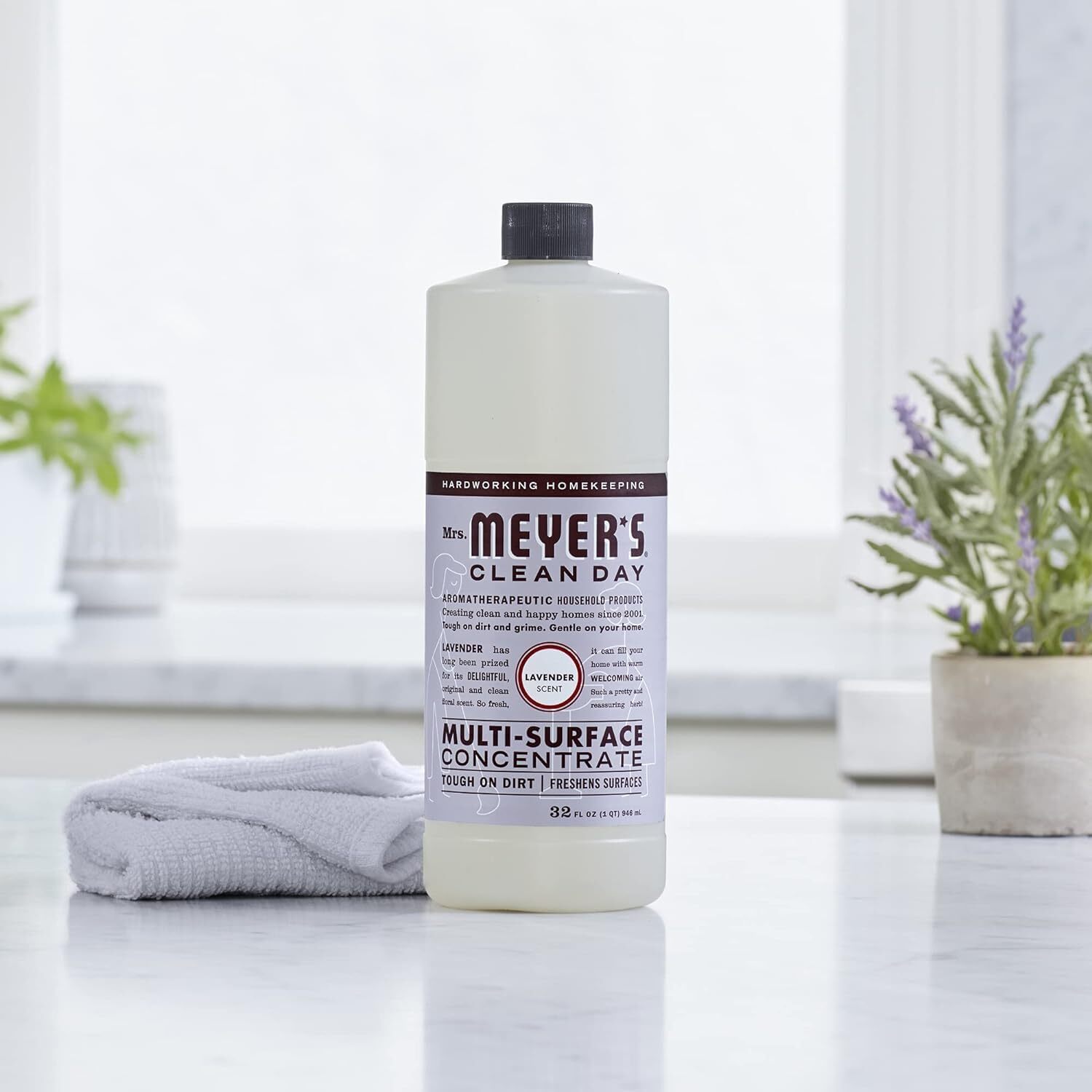 Mrs Meyers Clean Day Lavender Multi Surface Cleaner 32 Fl Oz Pack of 2