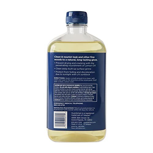 Revitalizing Lemon Oil Teak Furniture Cleaner Protects Wood Polish Restores