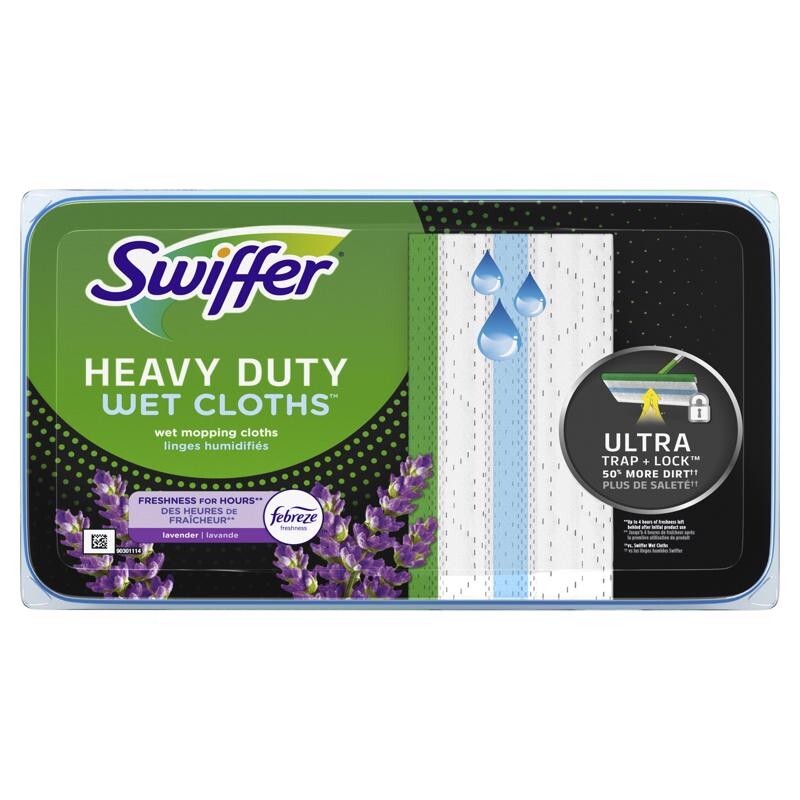 Swiffer Sweeper 5.4 in. Wet Cloths Microfiber Mop Refill Pads With Febreze 20 pk