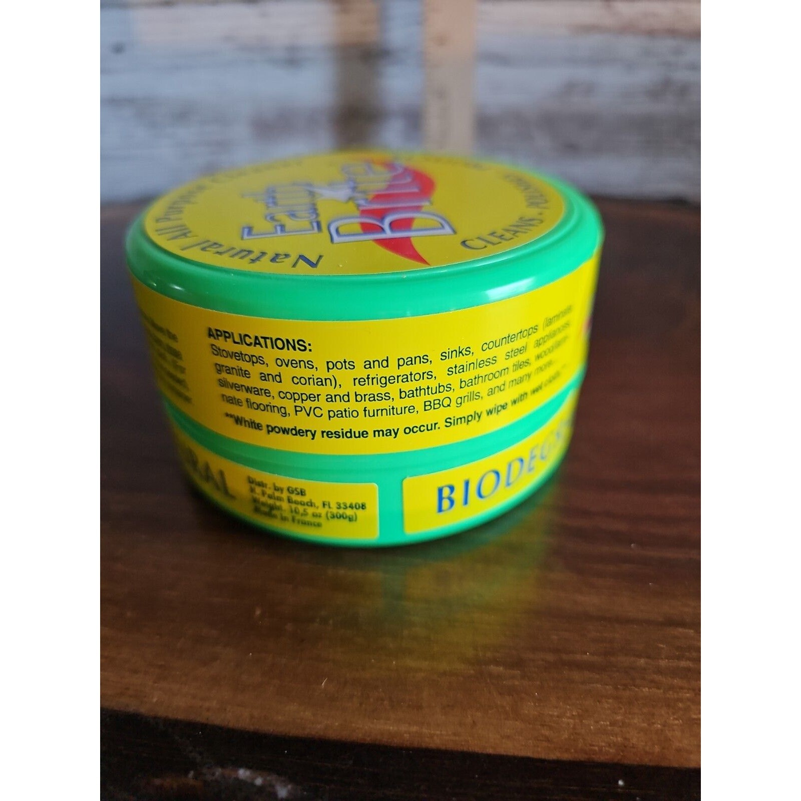 Earth Brite All Purpose Clay Cleaner – Kitchen/Bath – New Open Box 10 Oz