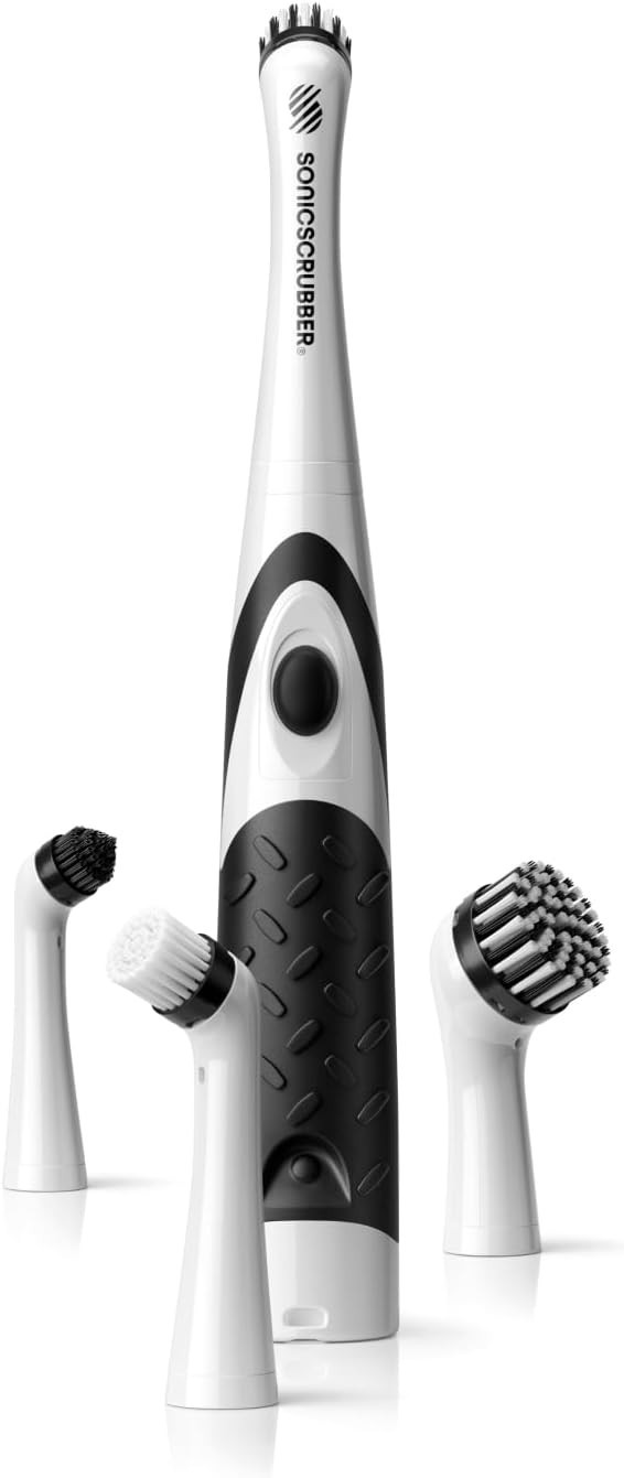 Adjustable Electric Cleaning Brush for Kitchen, Bathroom and Household Surfaces