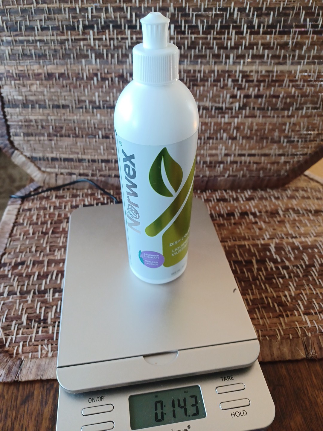 norwex dishwashing liquid Lavender Rosemary New Open Read