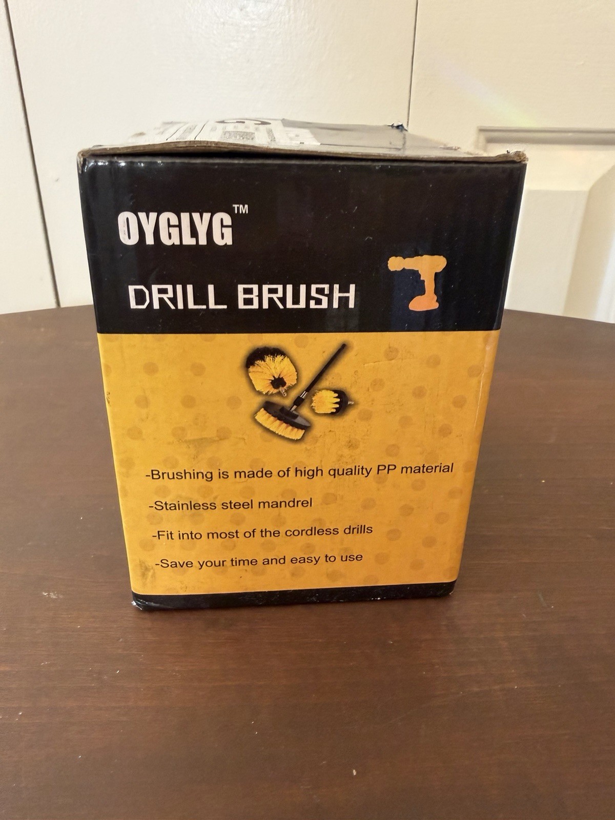 Power Scrubber Drill Brush Set Cleaner Spin Tub Shower Tile Grout Wall 3 Brushes