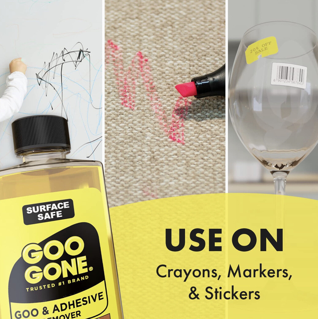 Goo Gone Adhesive Remover – 8 oz (New)