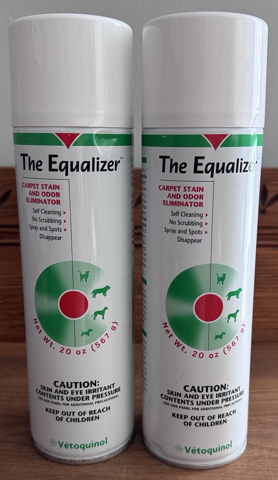 2 Vetoquinol Equalizer Pet Carpet Cleaner Stain Remover Odor Eliminator Vintage