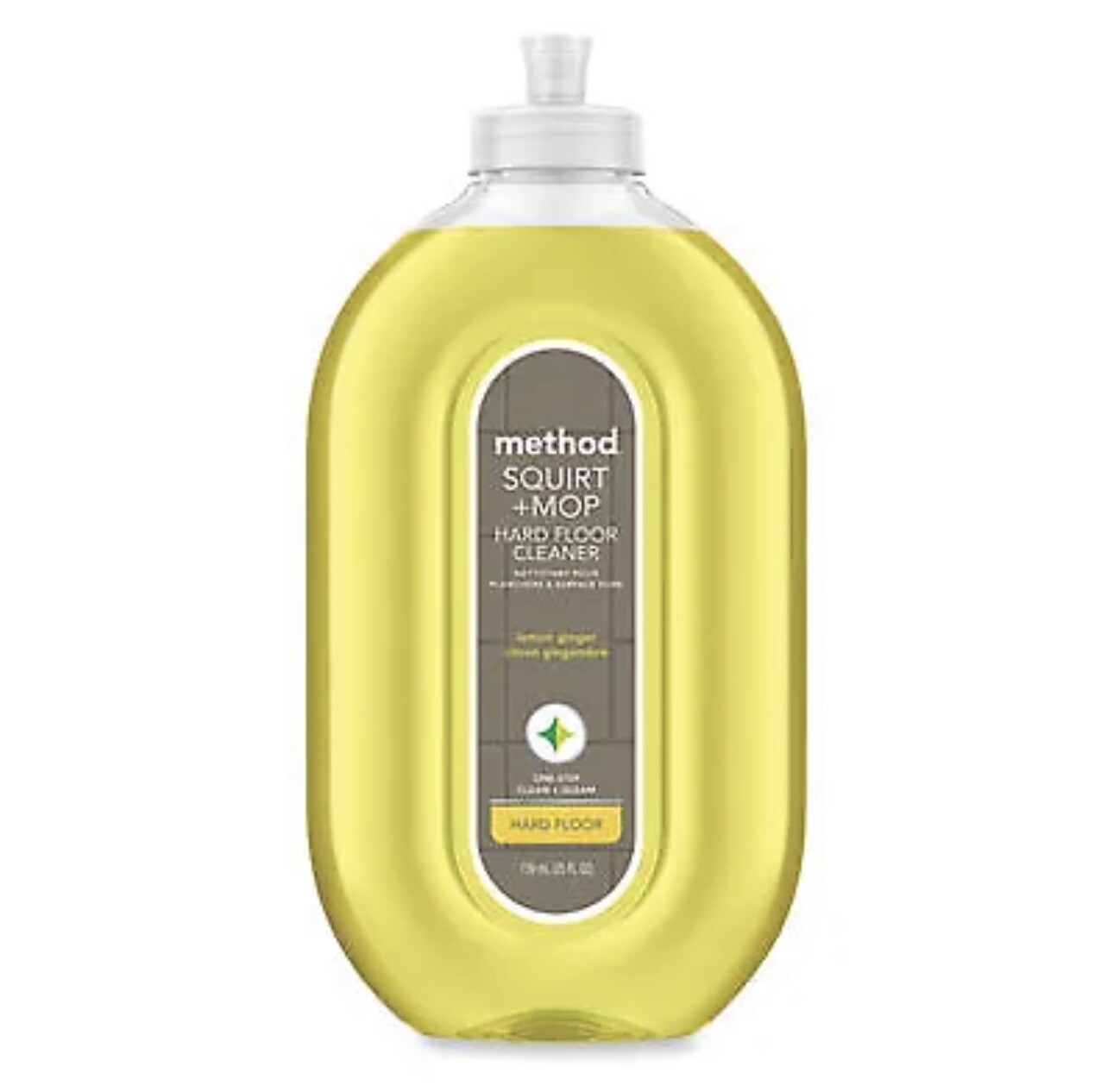 Method Squirt + Mop Hard Floor Cleaner 25 oz Spray Bottle Lemon Ginger Scent