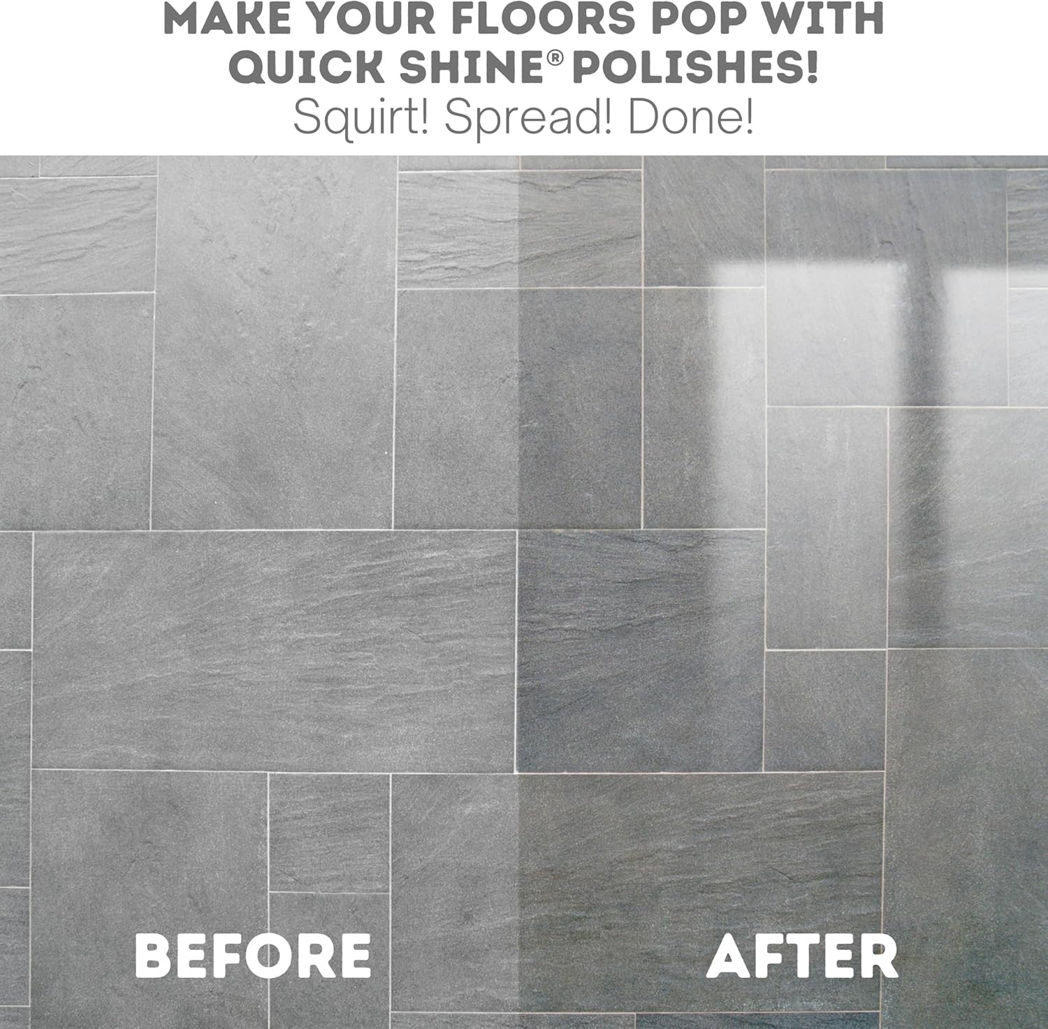 Limpiador y abrillantador multisuperficie Quick Shine con tecnología Clean Shine