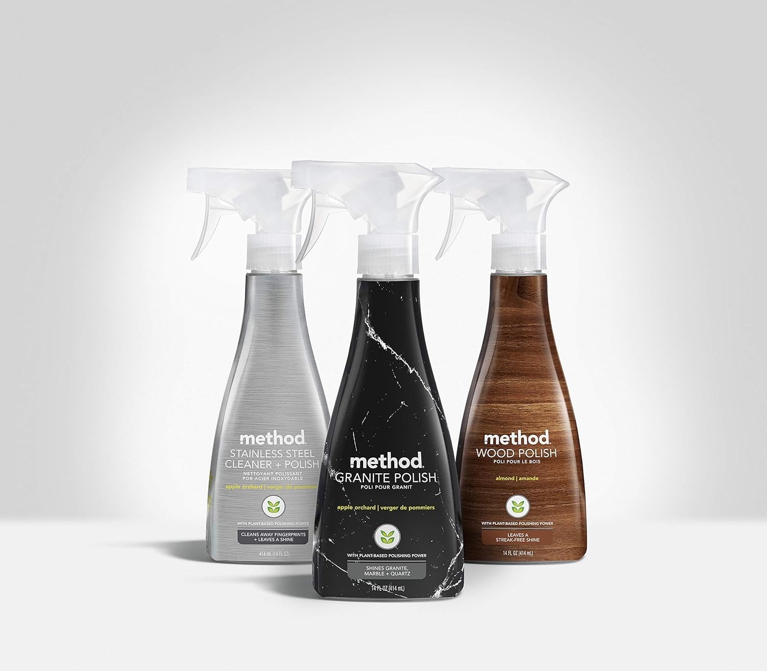 Natural Almond Wood Polish Spray – 14 oz, Sustainable Care for Wood Surfaces