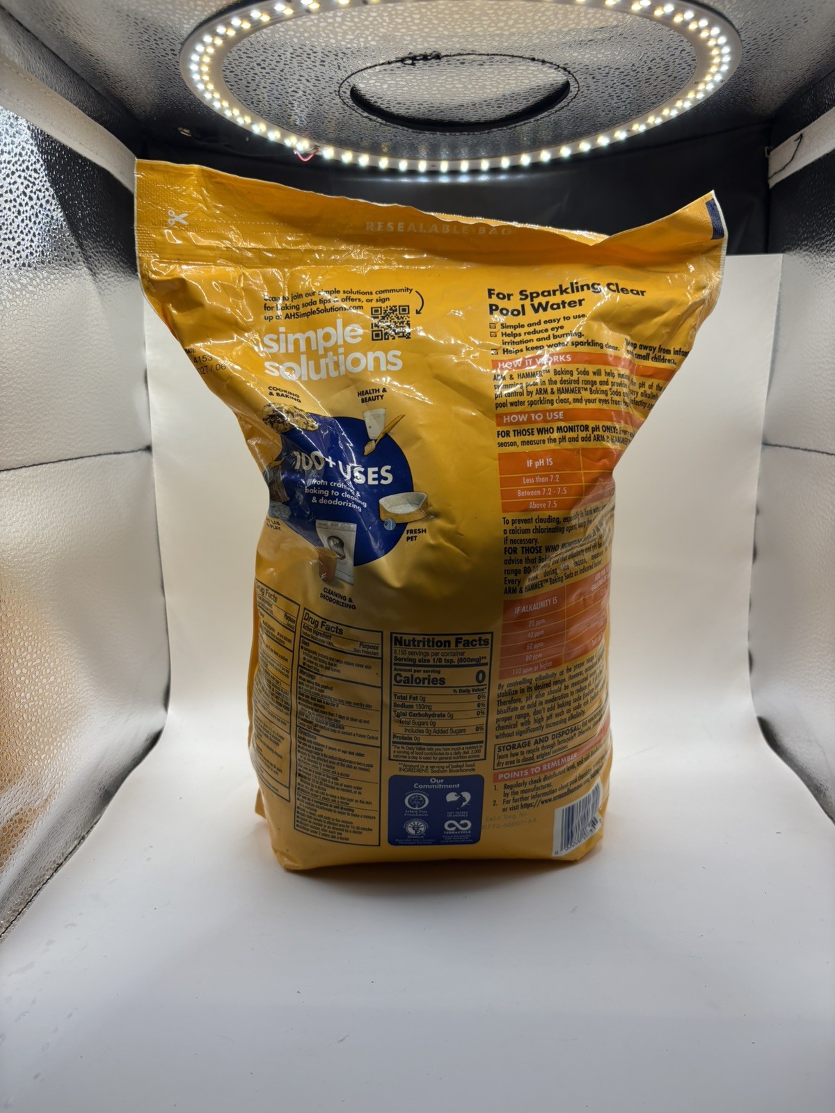 13.5 lbs. Arm & Hammer Pure Baking Soda – Pool laundry cleaner FOOD GRADE