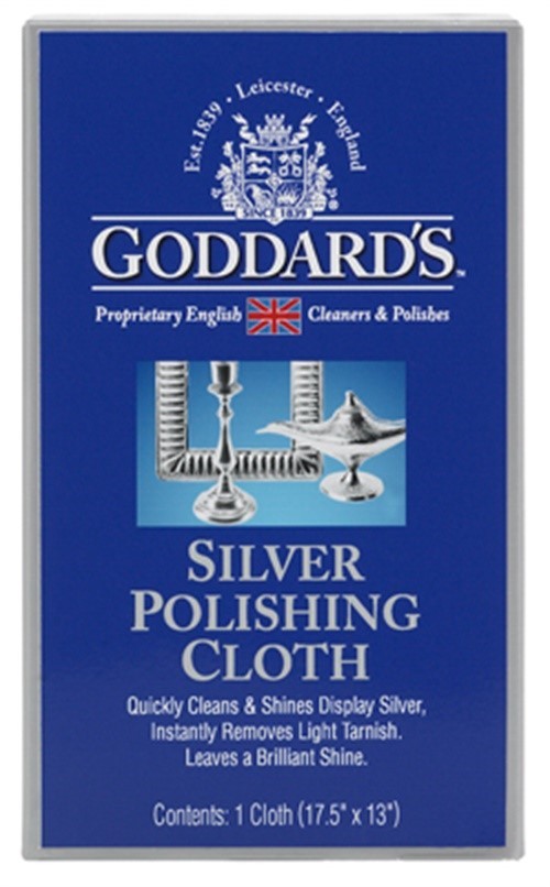 Goddard’s 707684 Silver Polishing Natural Cotton Care Cloth (Pack of 6)