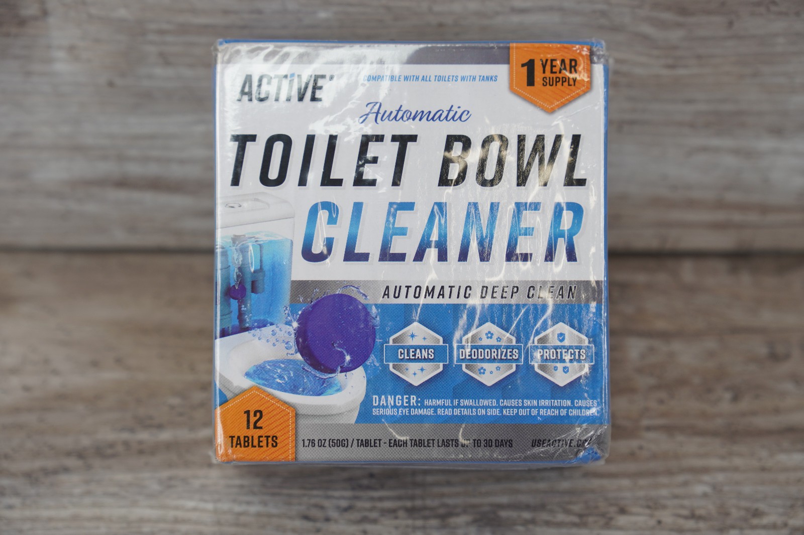 ACTIVE Automatic Toilet Bowl Cleaner Tablets Blue Gel Toilet Tank Cleaners