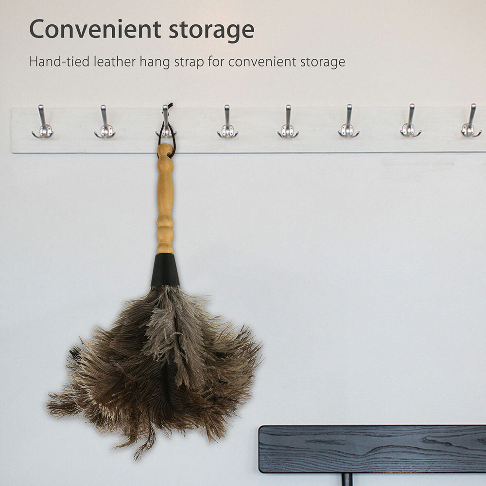 2PCS 13inch Ostrich Feather Duster Durable Dust Collecting cleaning Tool USAA#