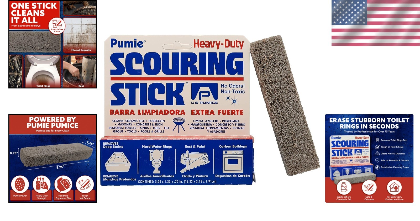 Pet-Safe Pumice Sticks for Safe & Chemical-Free Cleaning