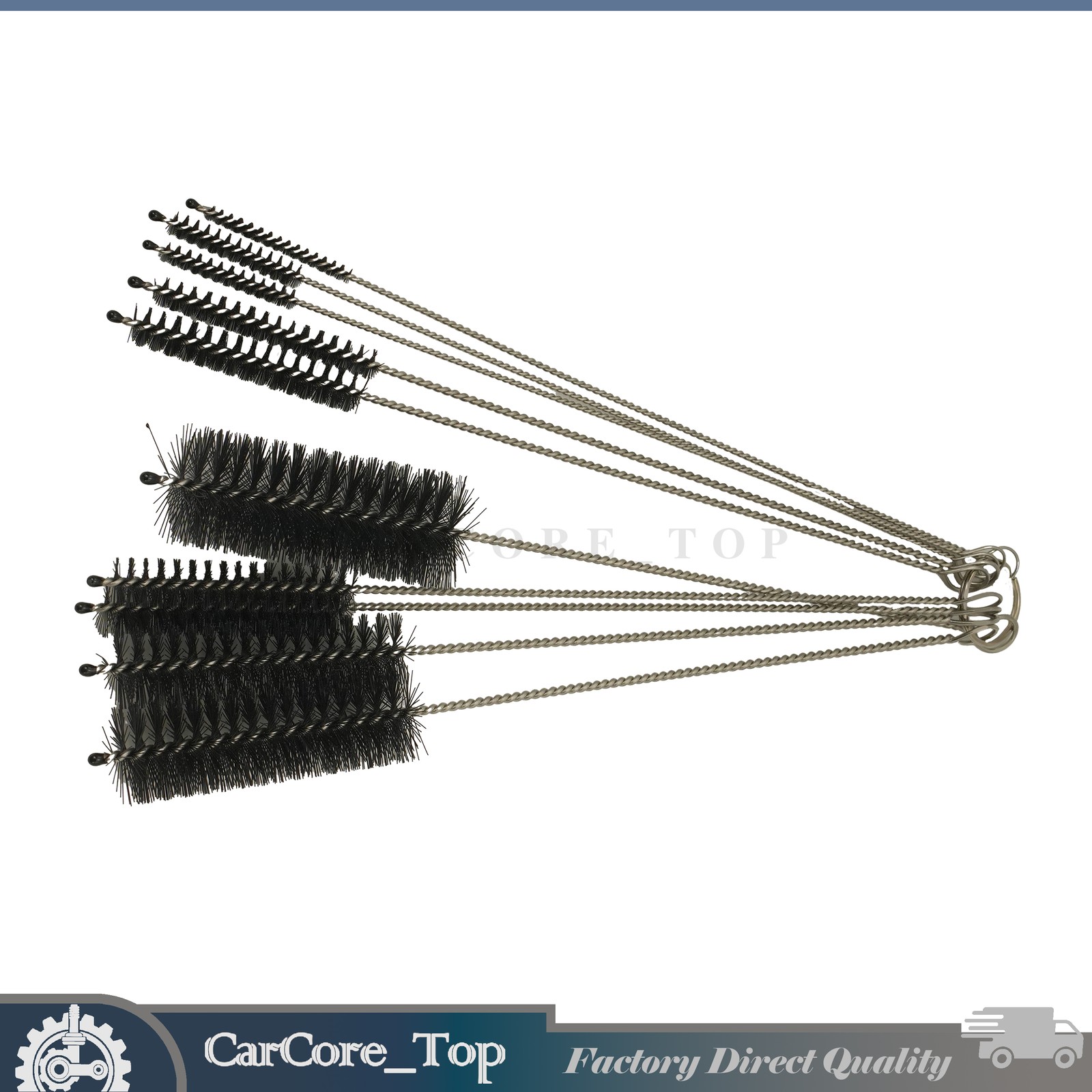 Fit Kitchen Nylon Cleaning Straw Brush Set 10PCS Bottle Tube Pipe Cleaner US
