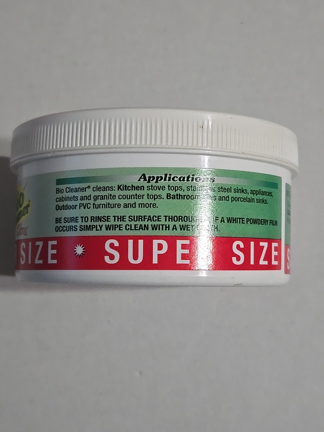 Bio Cleaner Citrus All Natural Cleaner SUPER SIZE 17.5oz Citrus NO SPONGE