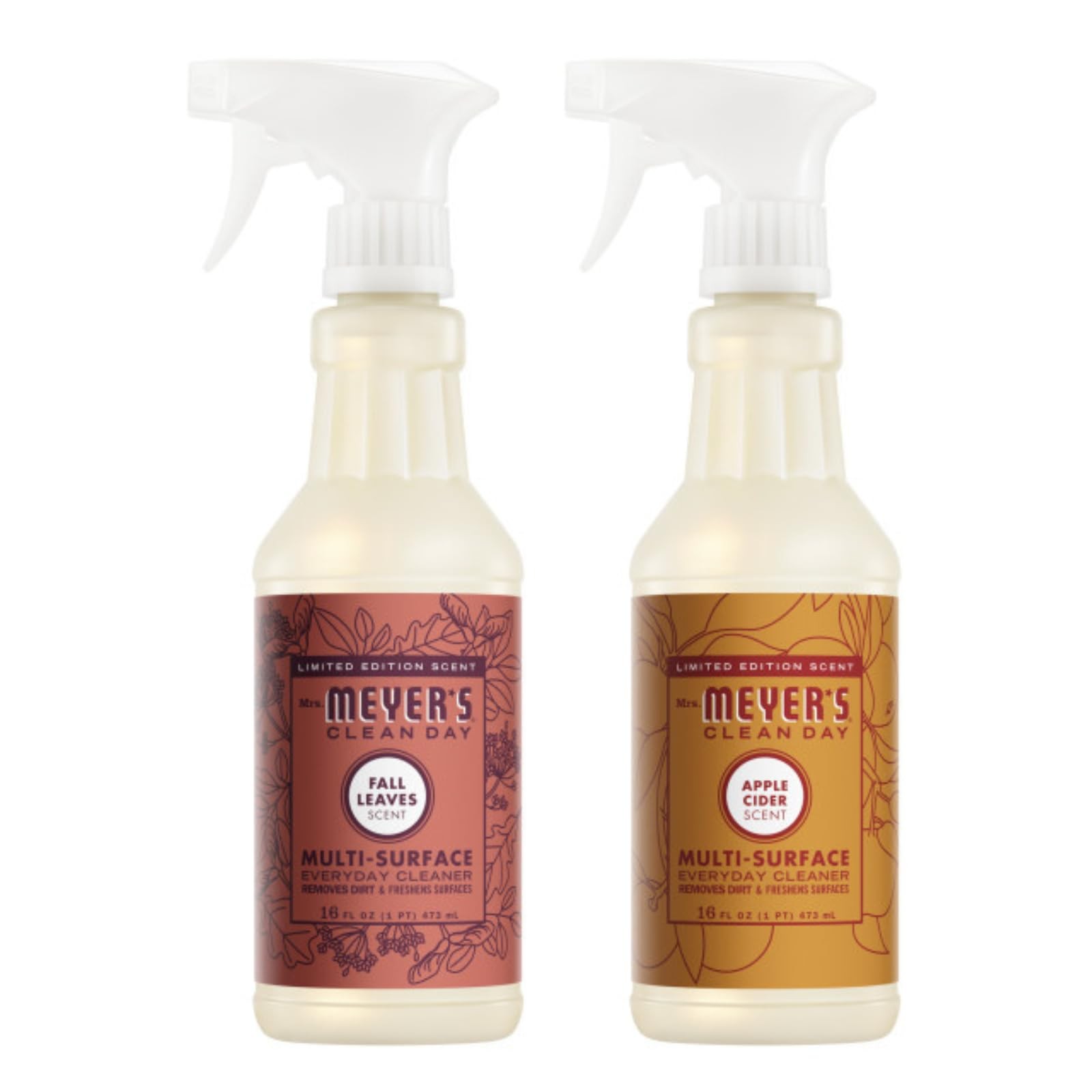CLEAN DAY Multi-Surface Cleaner 2 Pack Variety, 16 OZ Each, 1 CT (Apple Cider…