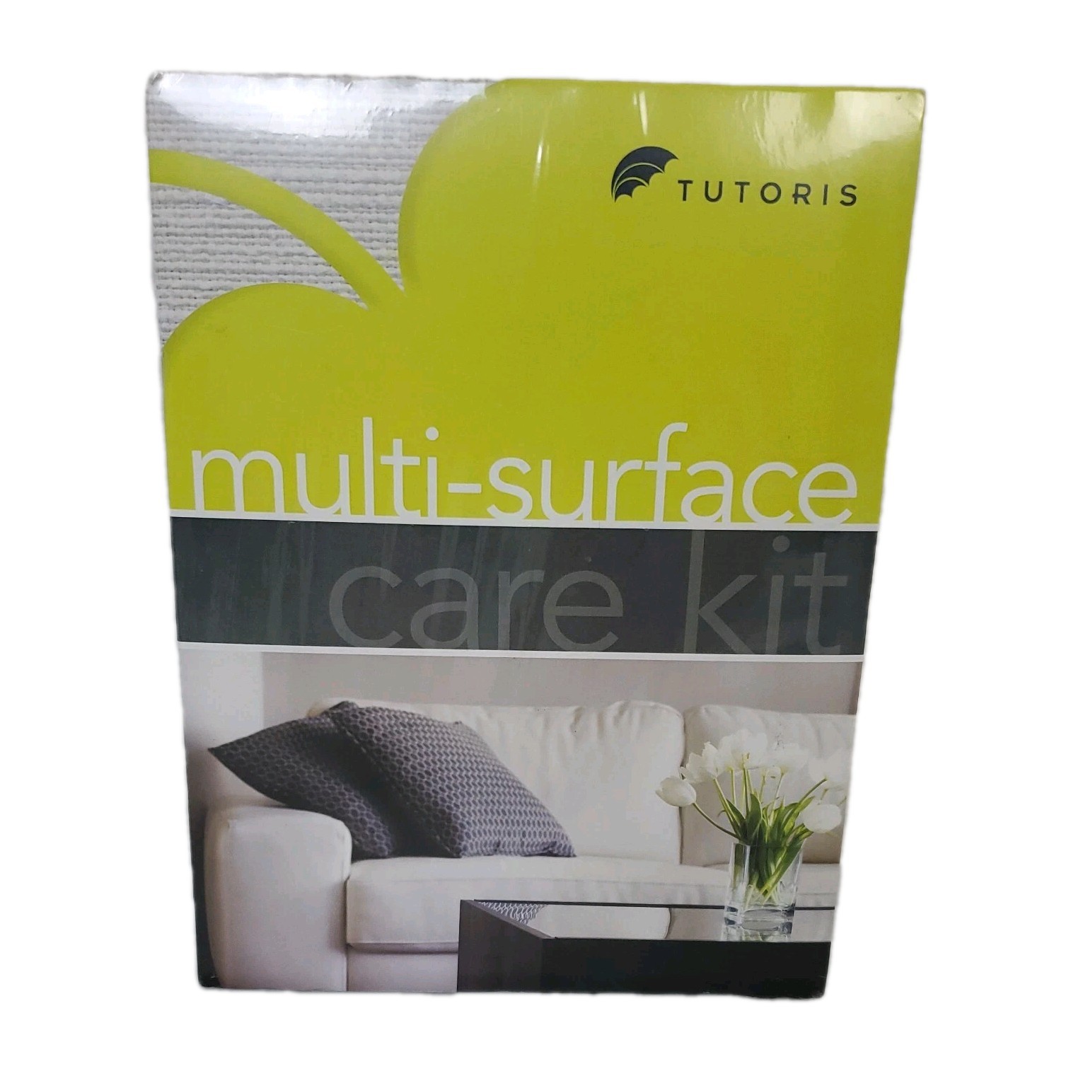 Tutoris Multi-surface Care Kit Leather Furniture Fabric Wood Kit W/Cloth Sealed