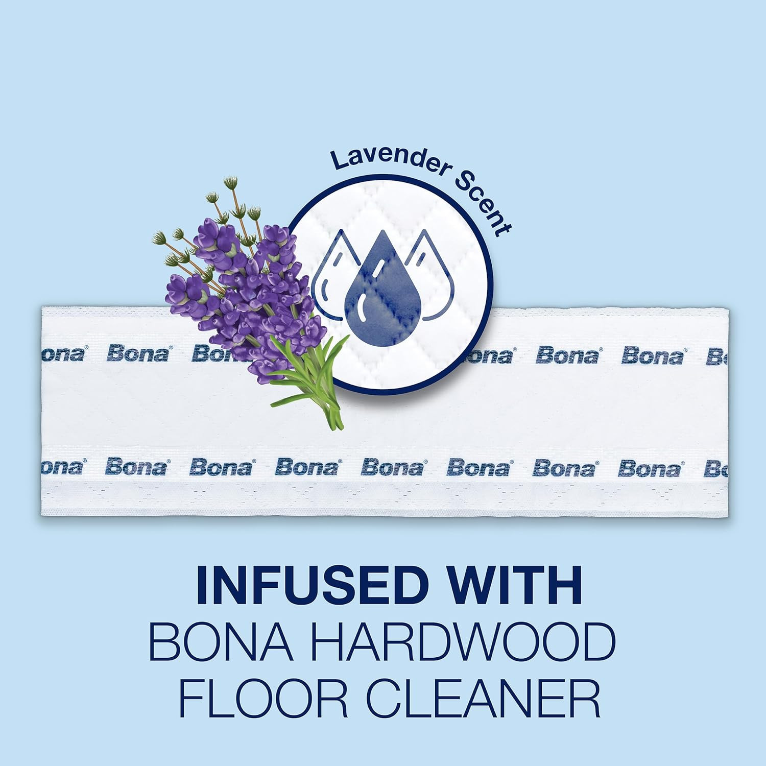 ® Disposable Wet Cleaning Pads for Hardwood Floors, Lavender Scent