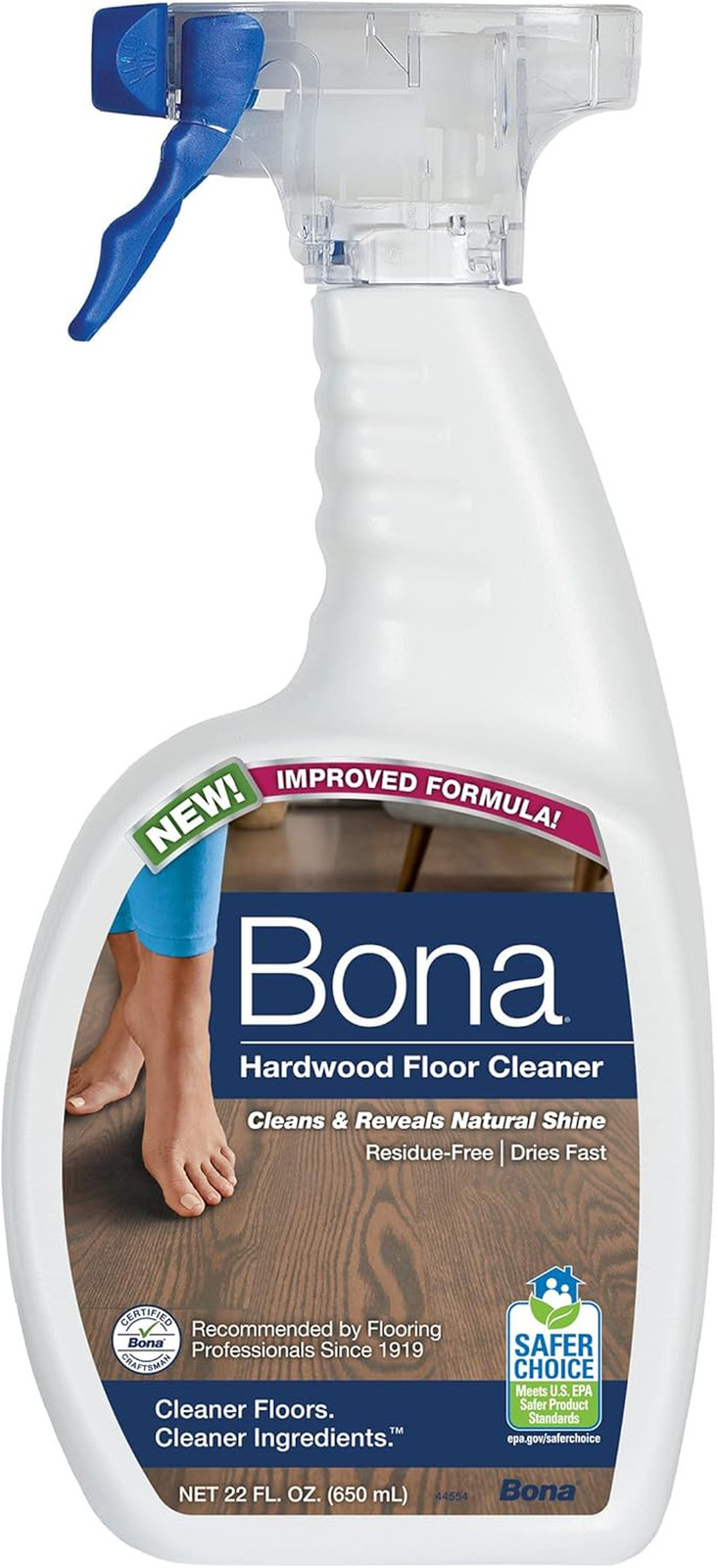 Hardwood Floor Cleaner Spray, Unscented, 22 Fl Oz