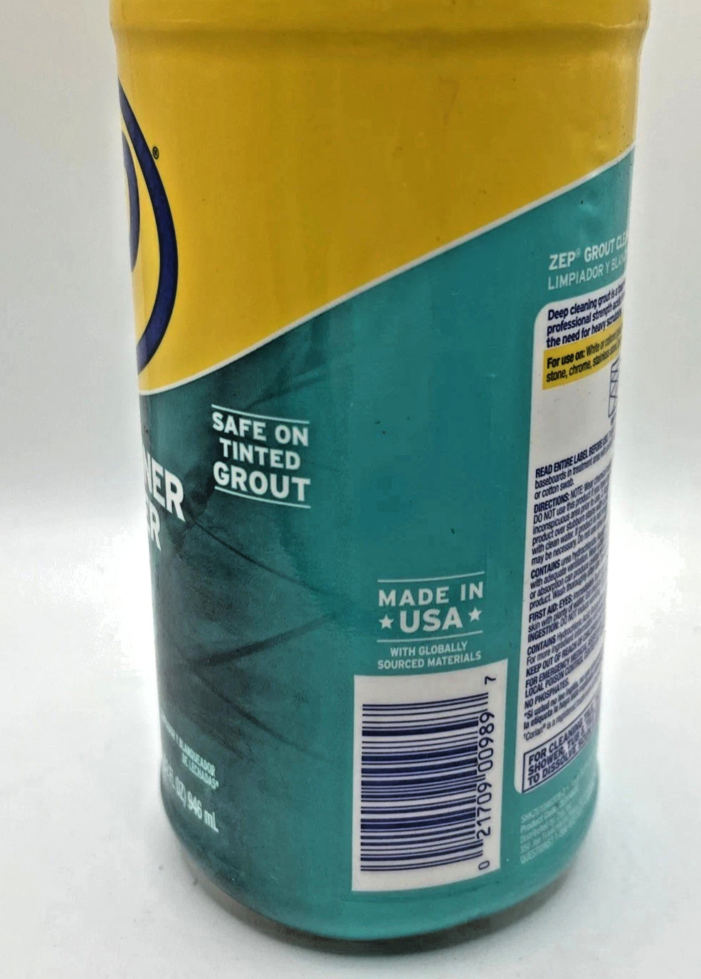 2 Pack ZEP Grout Cleaner and Brightener Non Abrasive 32oz each Viral Cleaner
