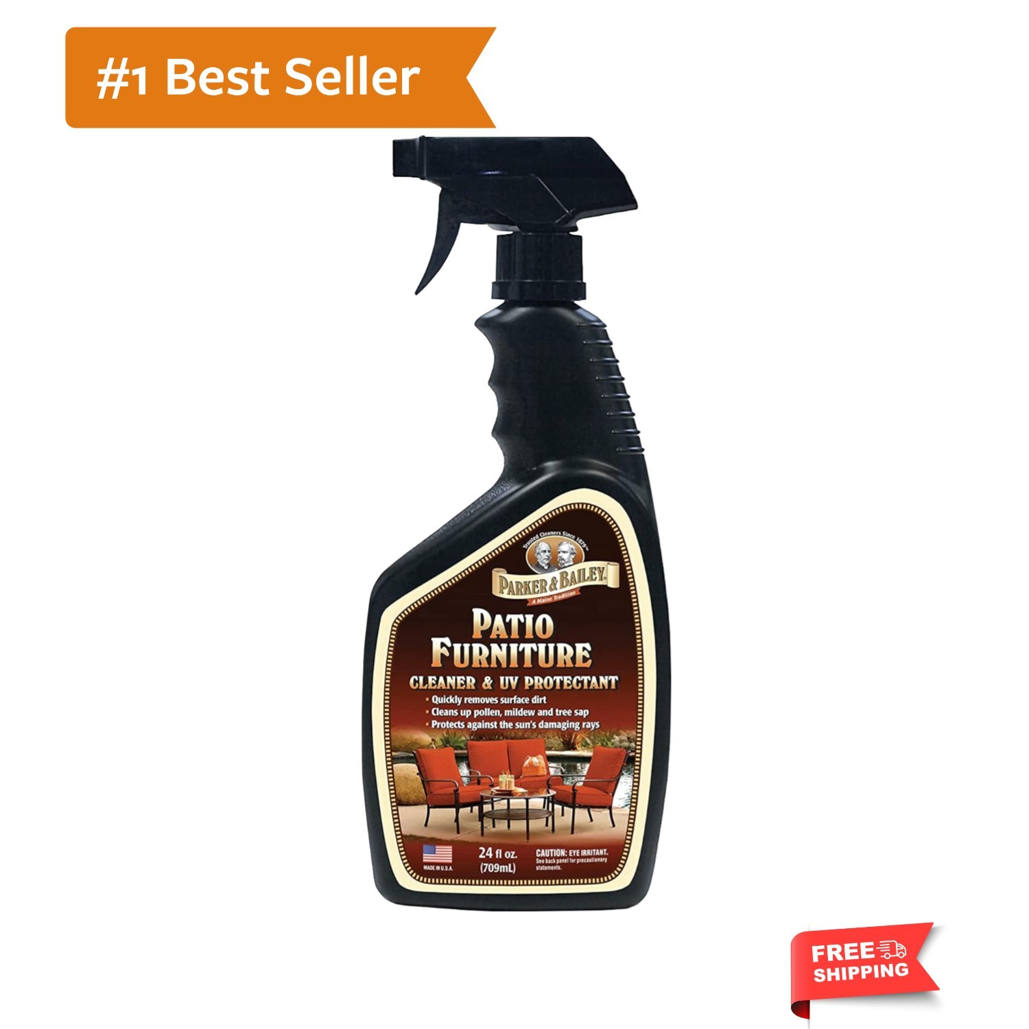Patio Furniture Cleaner Spray – Outdoor Furniture & Cushion Cleaner with UV P…
