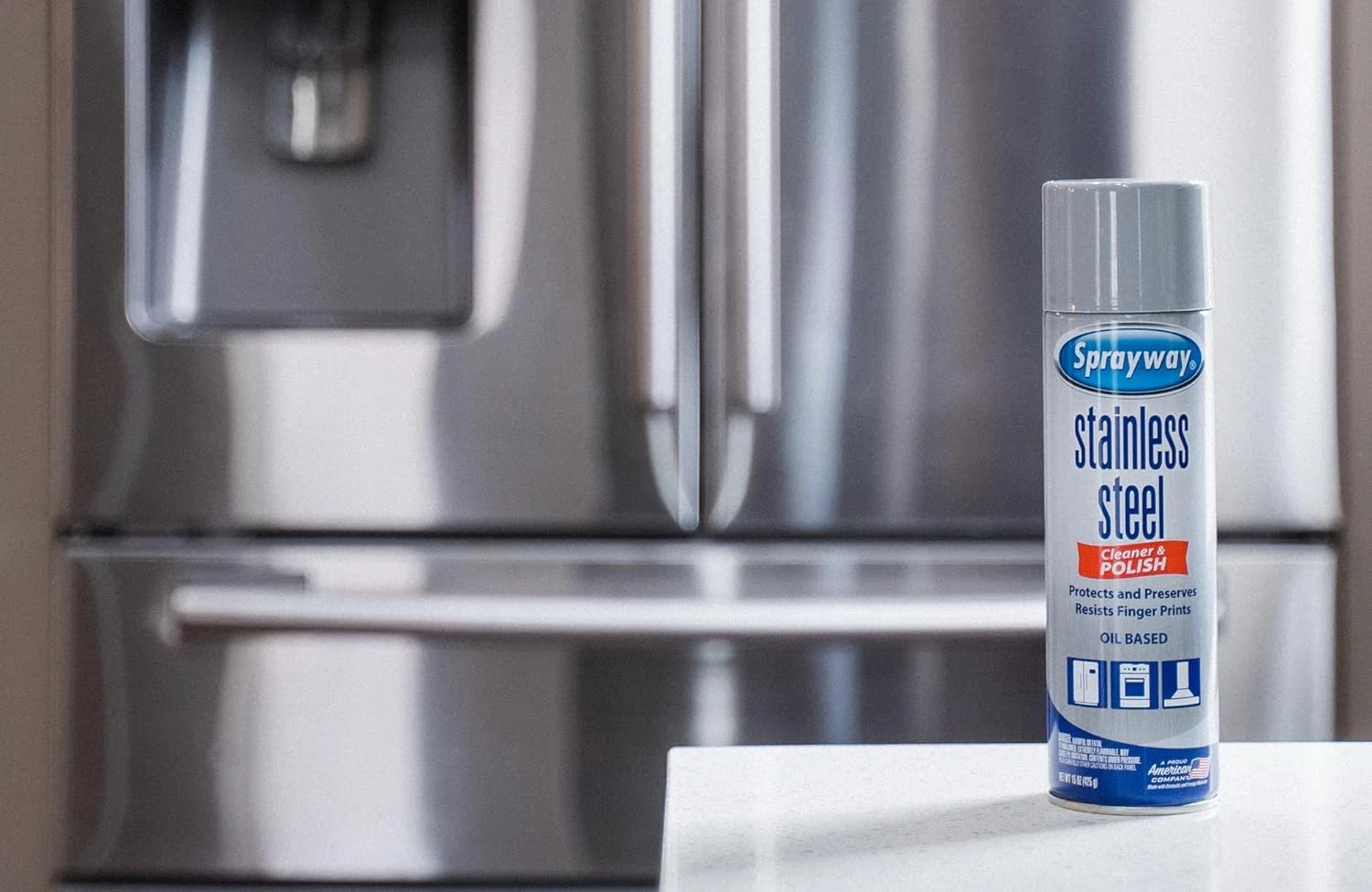 Sprayway SW841R Oil-Based Stainless Steel Cleaner and Polish, Protects and Prese