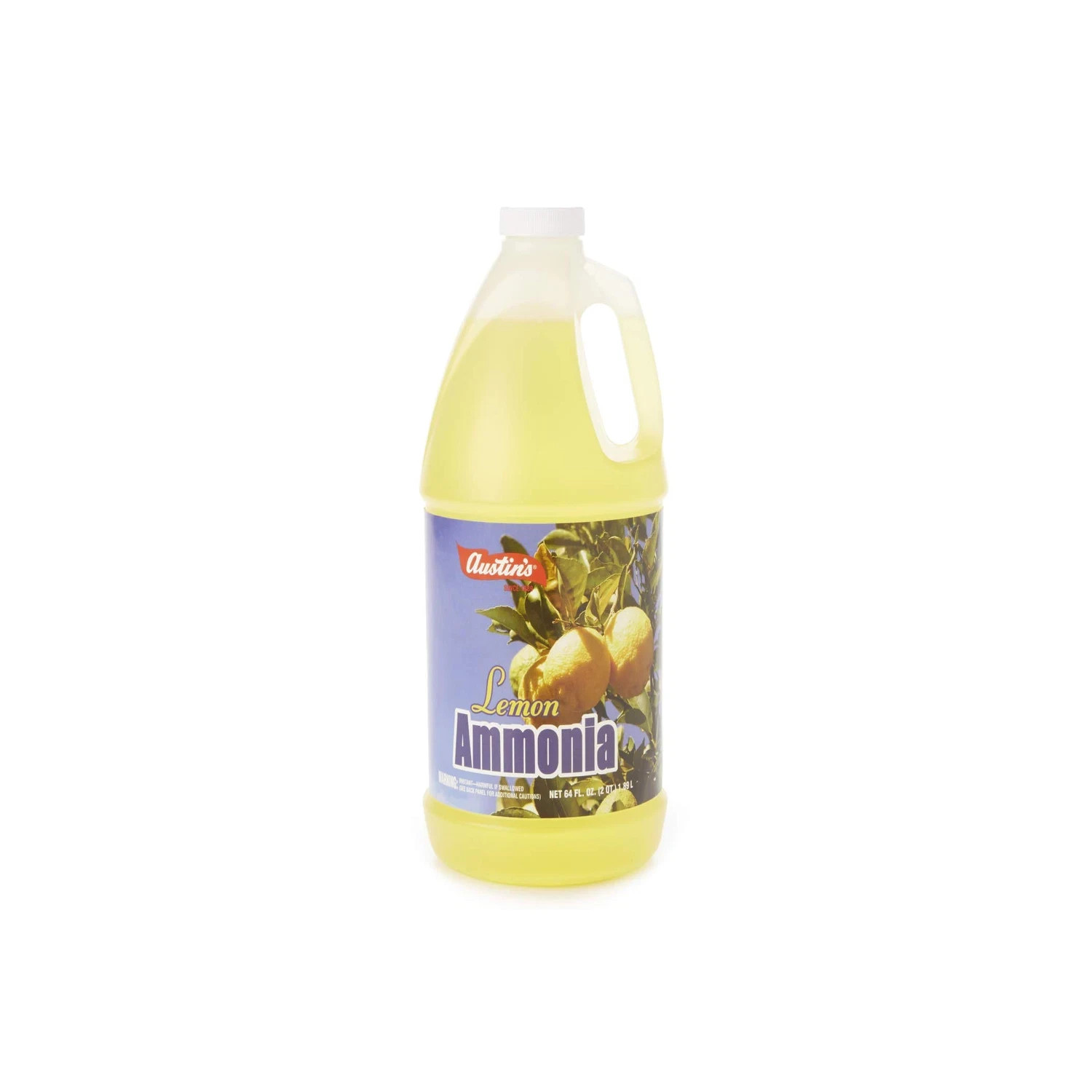 Austin’s Lemon Ammonia – 64 fl oz (1.89 L) – Multi-Purpose Household Cleaner
