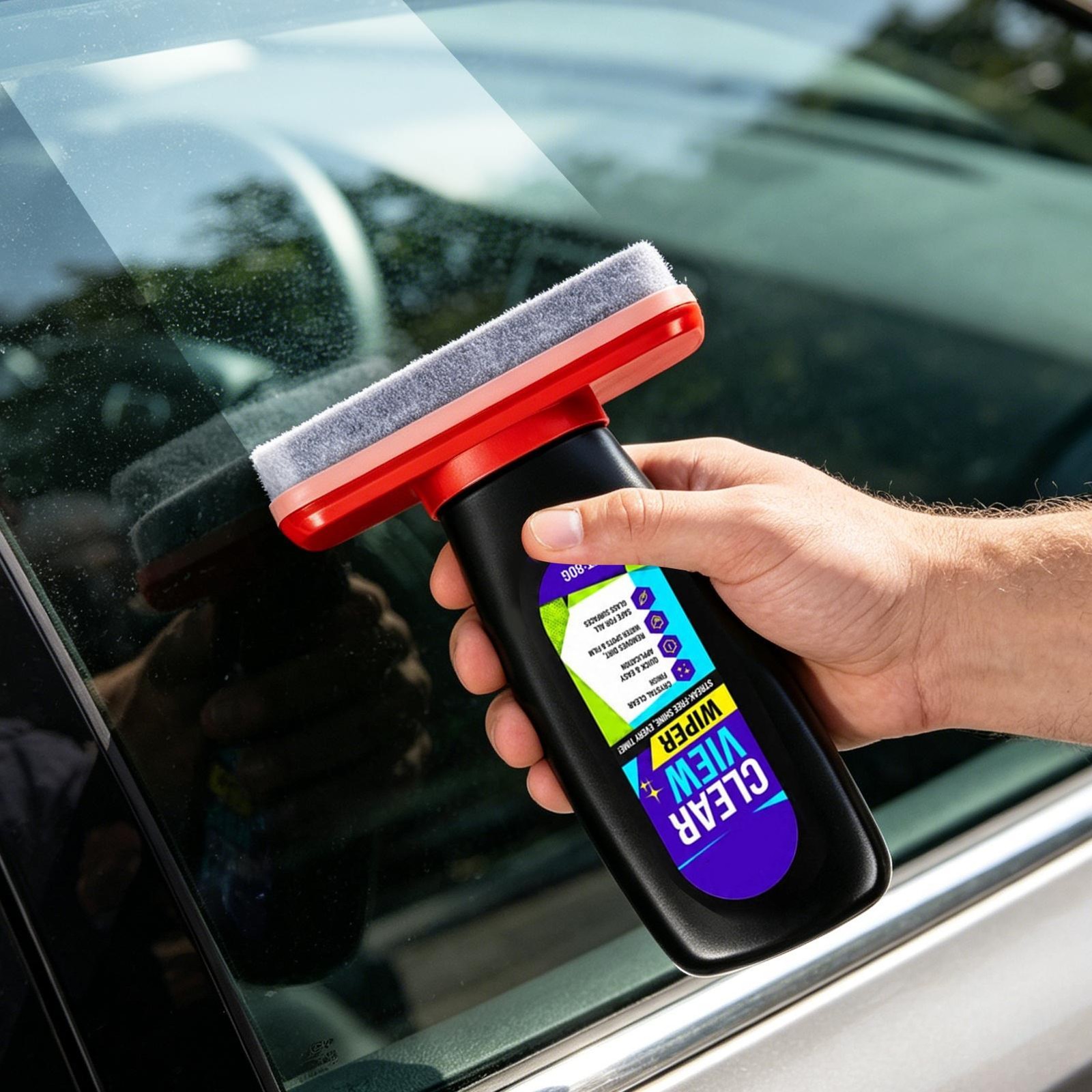80g Auto Oil Film Cleaning Brush Window Remover for Car Truck Motorcycle