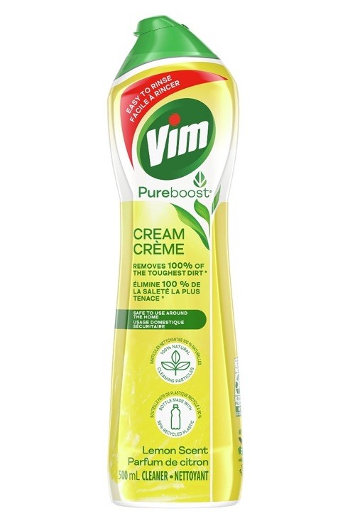 2 X Vim LEMON SCENT Multi-Purpose CREAM Cleaner 2 Large X 500ML Bottles IMPORTED