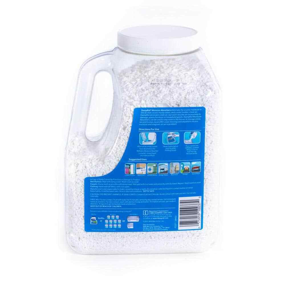 DampRid 7.5 lbs Fragrance Free Super Refill Moisture Absorber Non-toxic 3-Pack