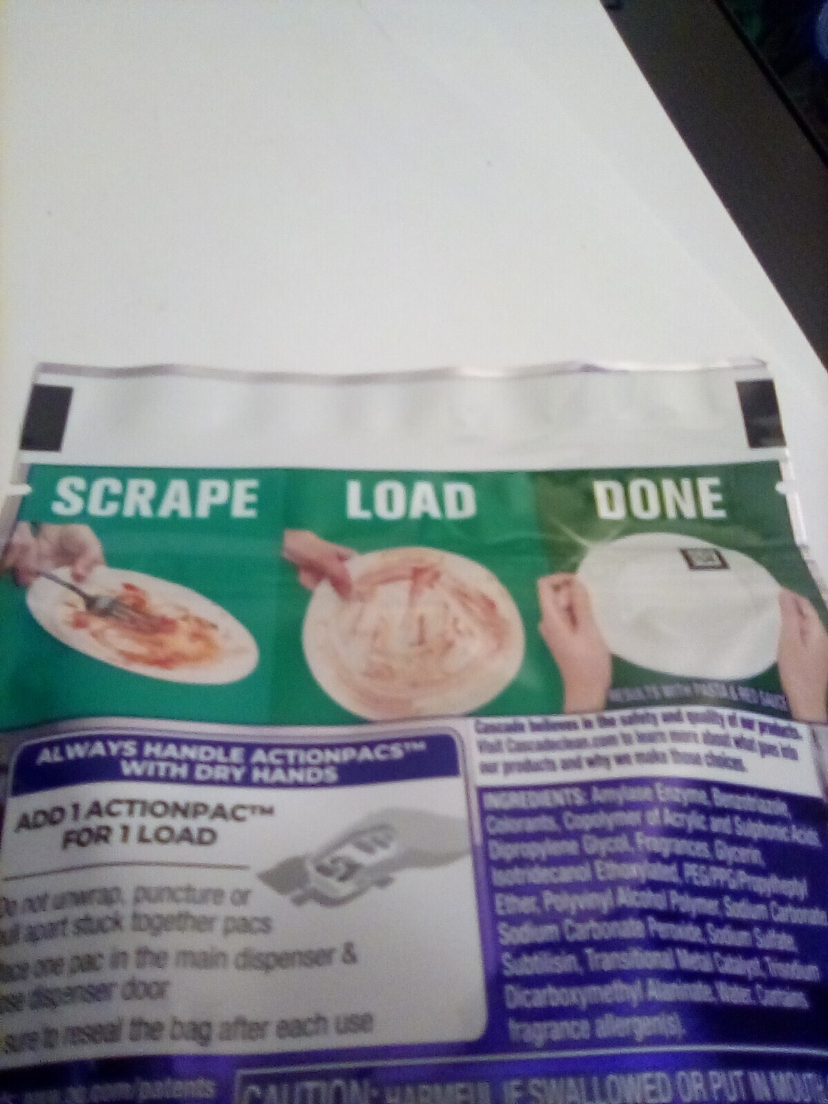 NW Cascade Platinum Plus Dishwasher Detergent, Fresh, 3 Action Pacs FREE S&H