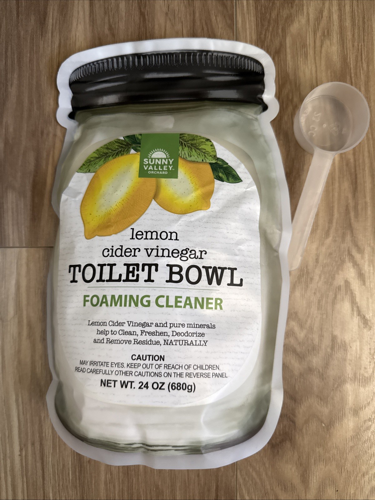 Sunny Valley Orchard Foaming Toilet Cleaner Lemon Cider Vinegar Scent 24 oz. New
