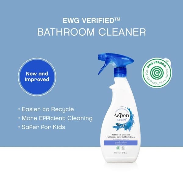 Eco-Friendly Bathroom Spray Cleaner | Non-Toxic Natural Formula | 2-Pack for Har