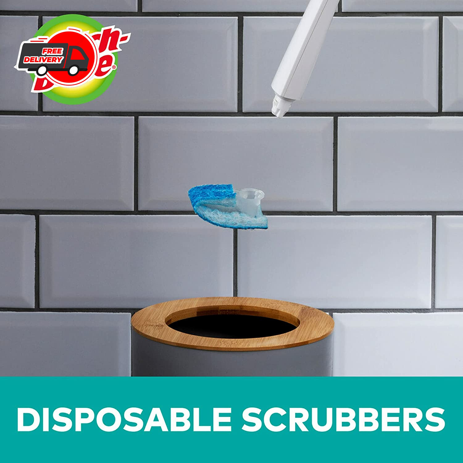30 Pack Scotch Brite Disposable Toilet Scrubber Refills 10 Count Each