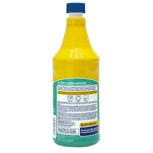 2 Pack ZEP Grout Cleaner and Brightener Non Abrasive 32oz each Viral Cleaner