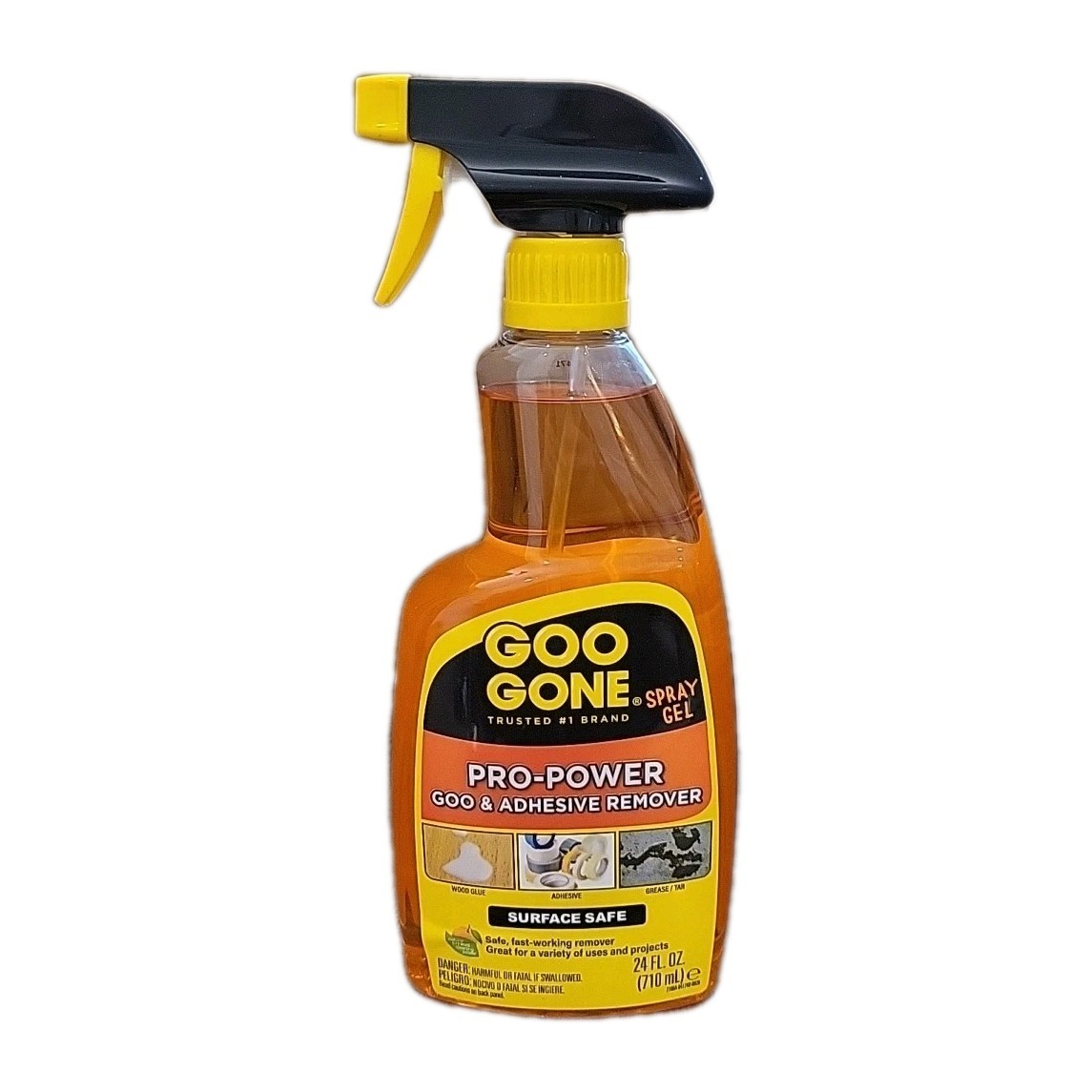 Goo Gone Adhesive Remover 24 oz PRO POWER Spray Gel Cleaner Citrus Scent New