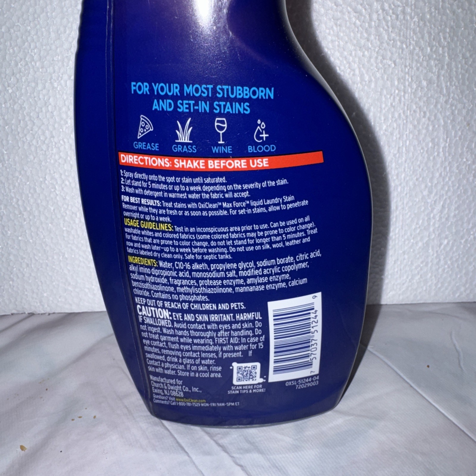 OxiClean Max Force Spray, 12oz.