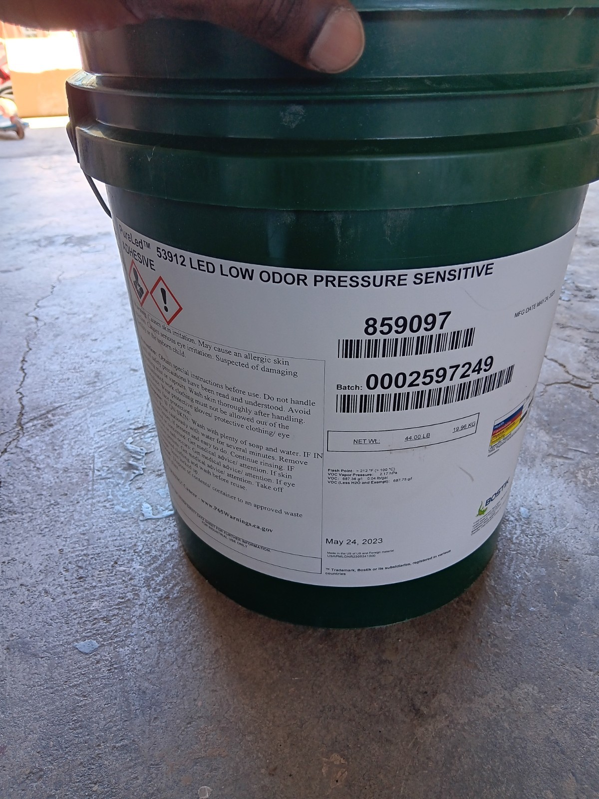 Betco Low Odor Pressure Sensitive Floor Degreaser Liquid 5 gal MPN 53912