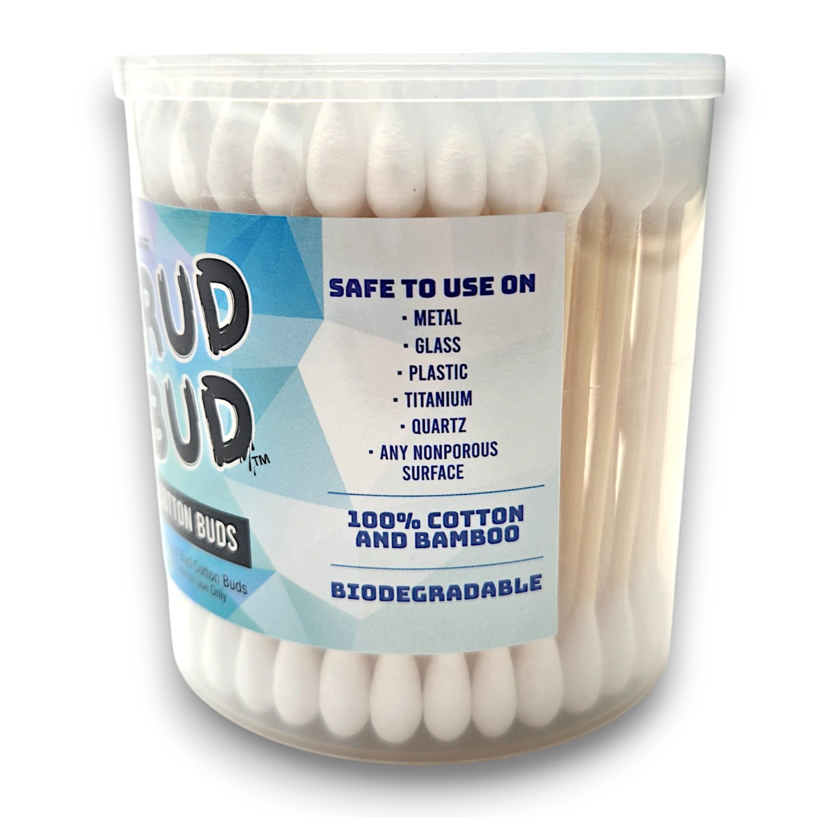 PULSAR Crud Buds Premium Cotton Swabs 110ct | Quality Bong Water Pipe Cleaning