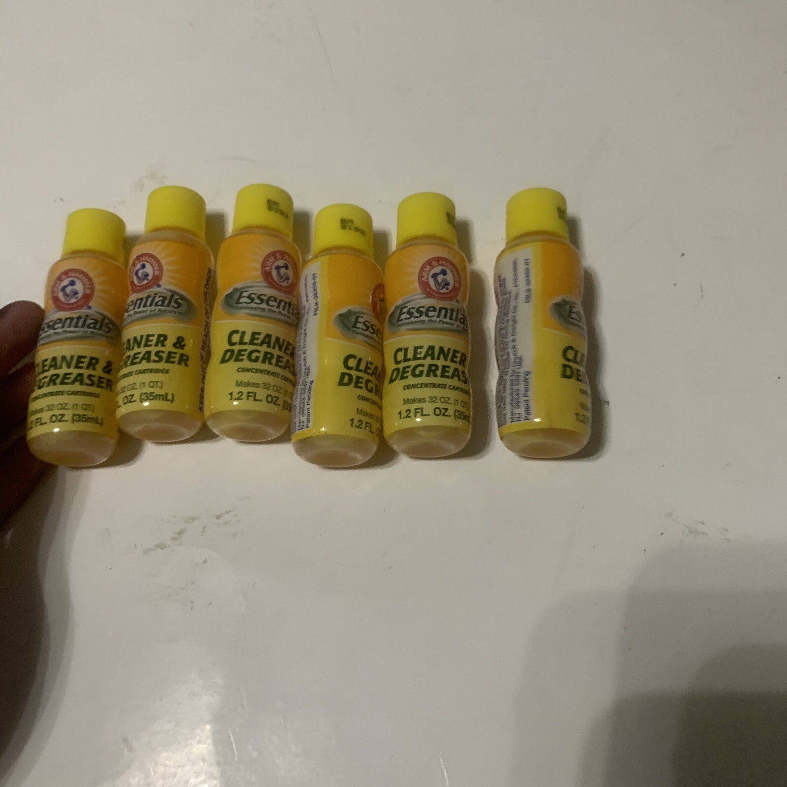 Arm & Hammer Essentials Cleaner & Degreaser Refill Concentrate Lot Of 6 New