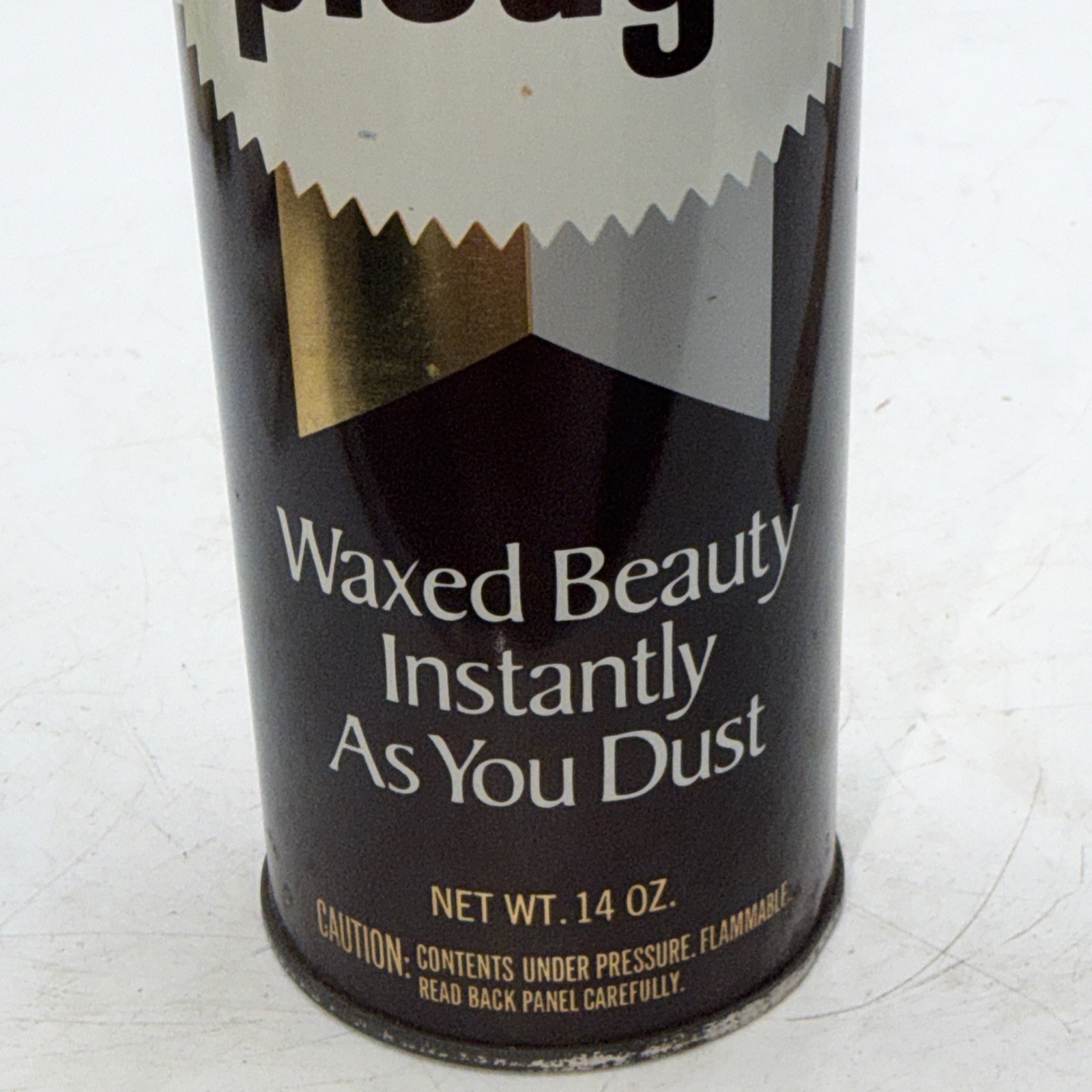 Rare Original Pledge Dusting Wax Aerosol Spray Can No UPC Code 14 Oz. Movie Prop
