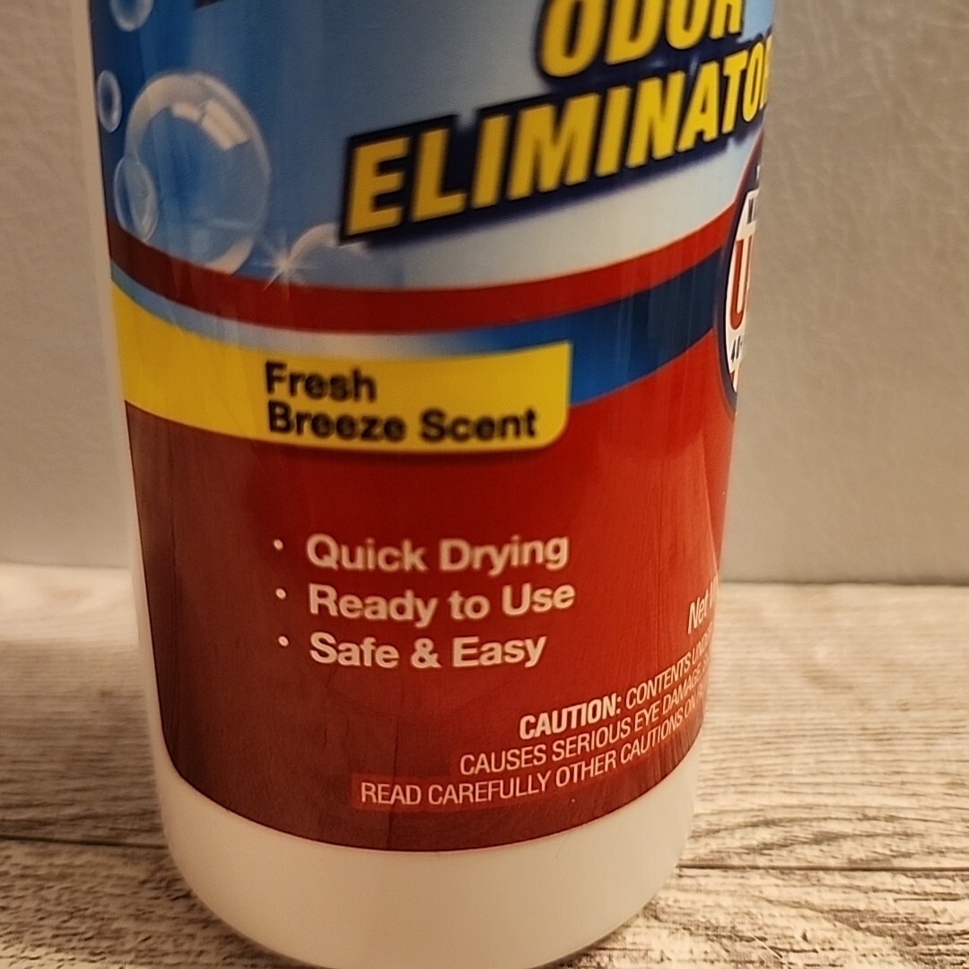 Professor Amos Fast Odor Eliminator Fresh Breeze Scent NEW Sealed 8 oz USA