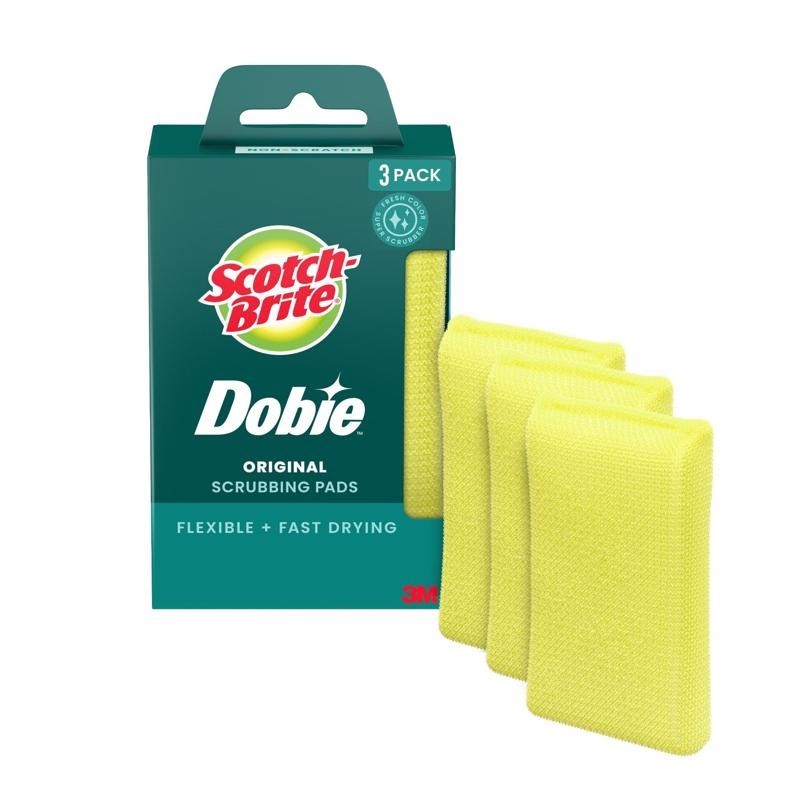 3 ~ Scotch-Brite Medium Duty Cleaning Pad For All Purpose 4.3 in. L 3 pk