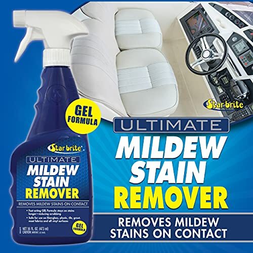 STAR BRITE Ultimate Mildew Stain Remover Gel Spray 16 Fl Oz Multi Surface Cle…