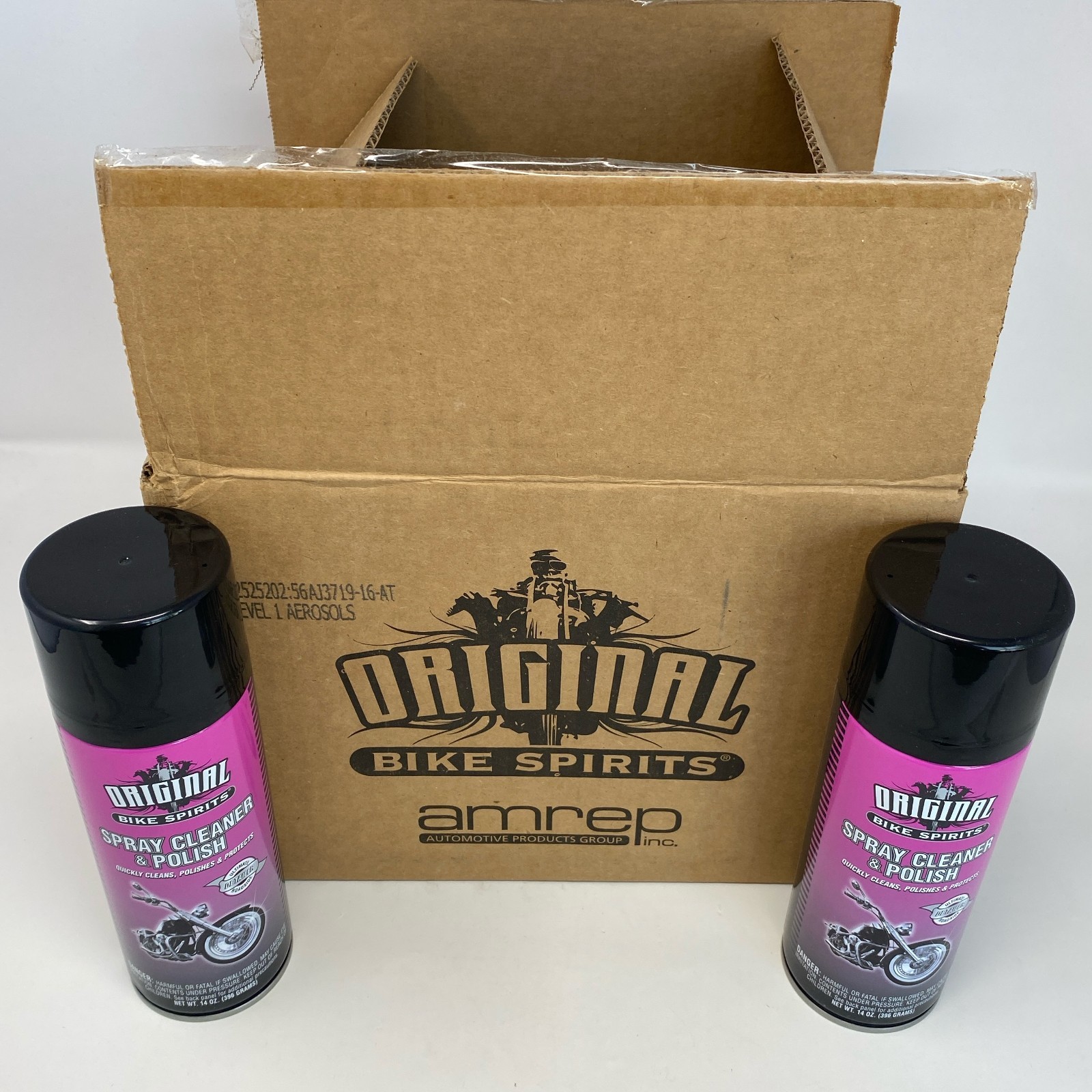 Original Bike Spirits Spray Cleaner & Polish 14oz Case of 12 Purple